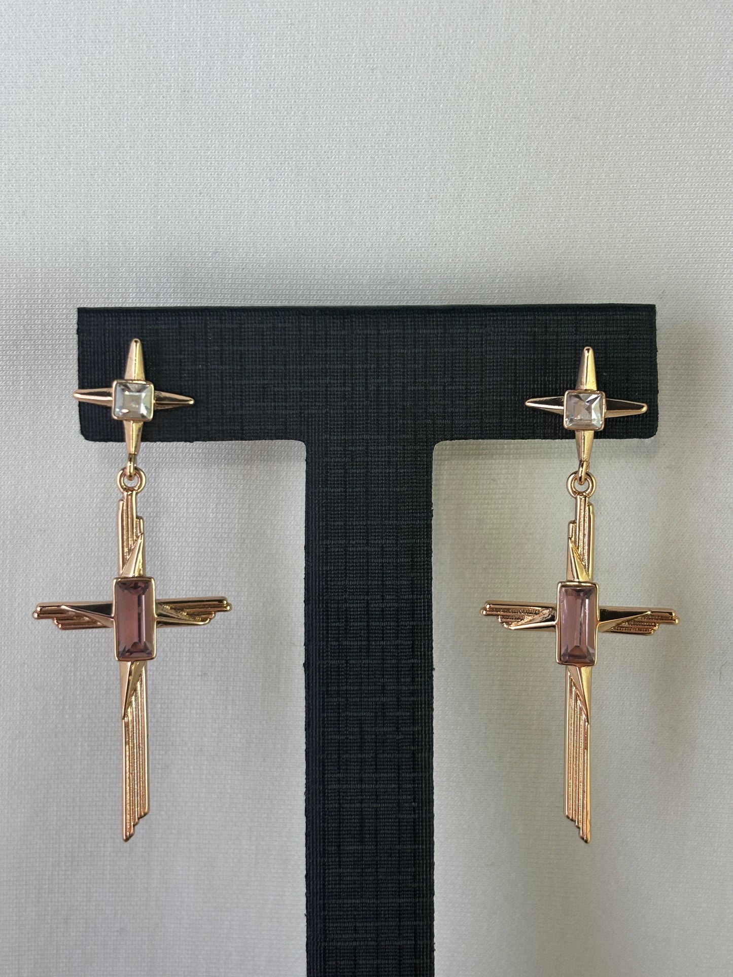Jesus Christ Crucifix Cross Earrings
