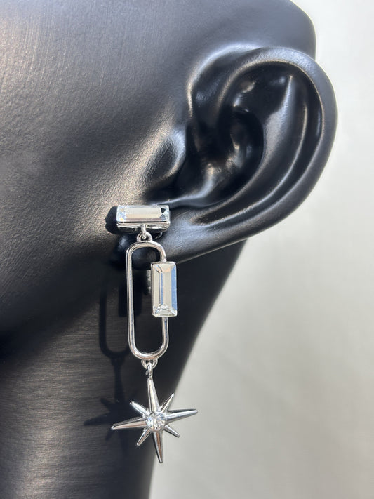 Star Drop Dangle Earrings
