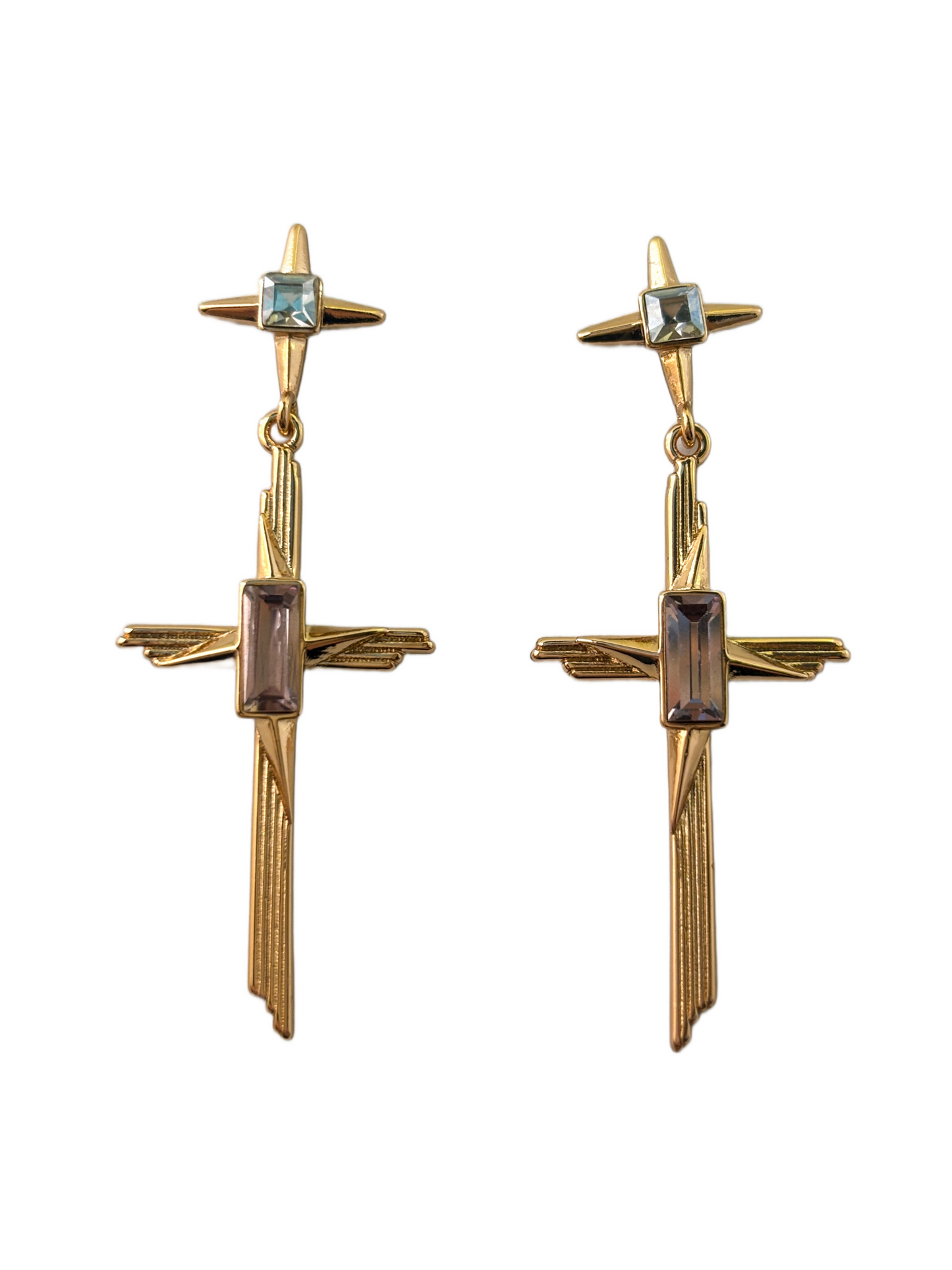 Jesus Christ Crucifix Cross Earrings
