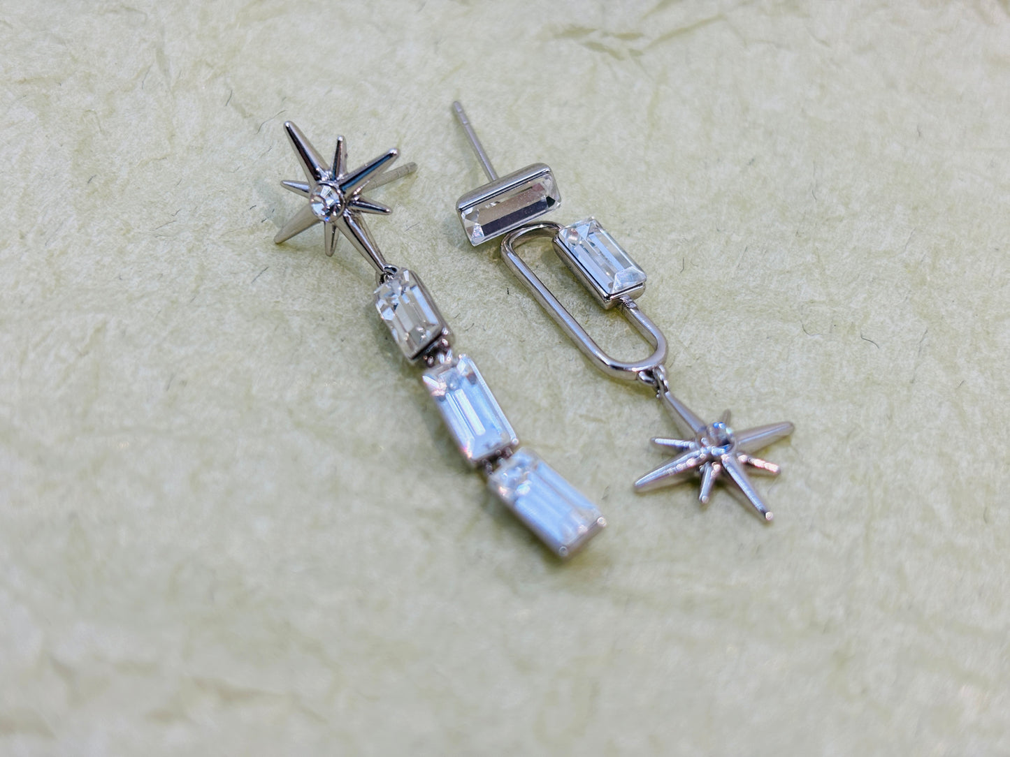 Star Drop Dangle Earrings
