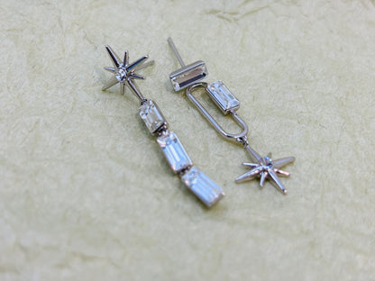 Star Drop Dangle Earrings