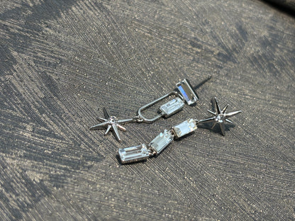 Star Drop Dangle Earrings