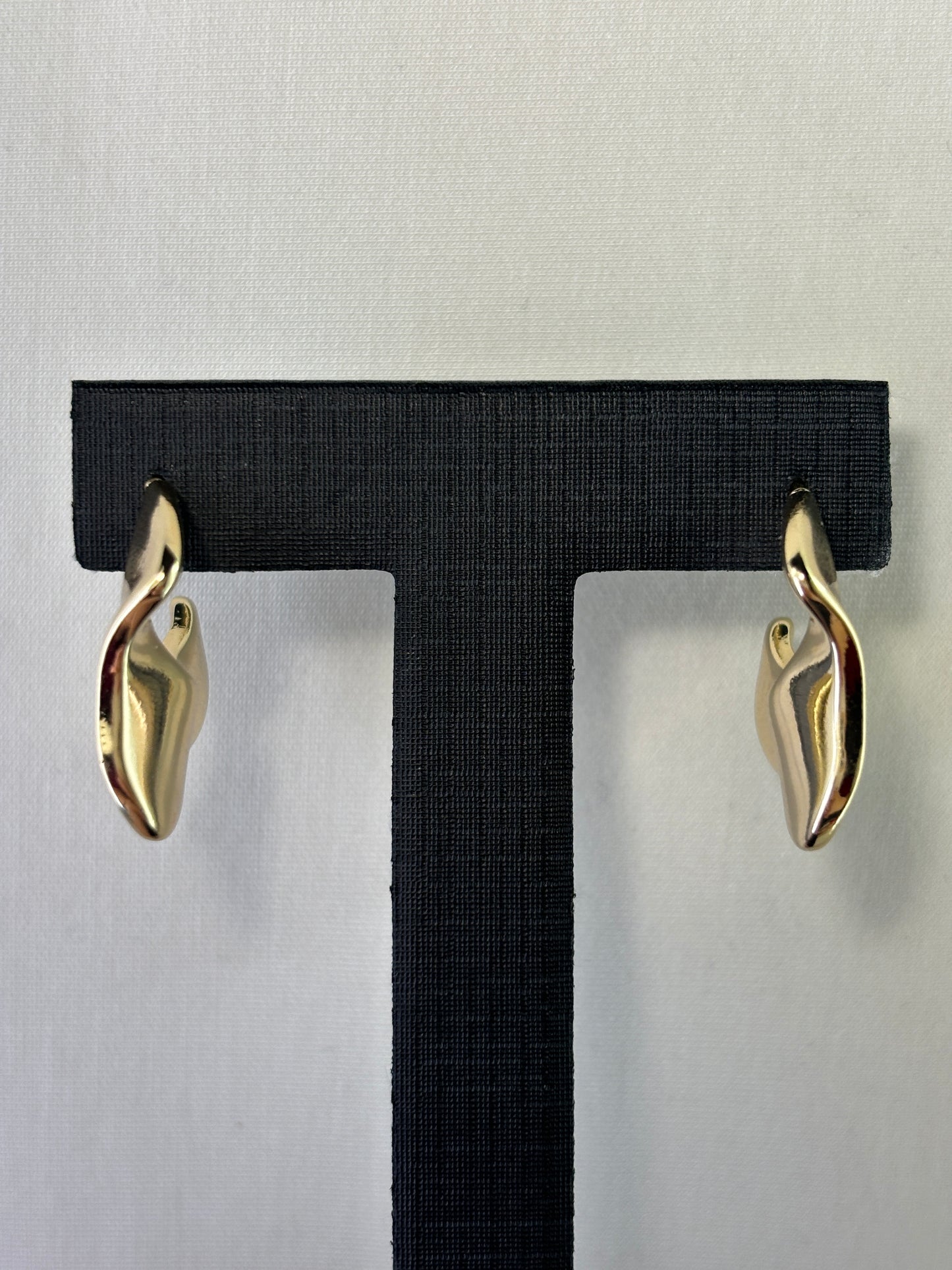 Gold - Tone Irregular Hoop Earrings